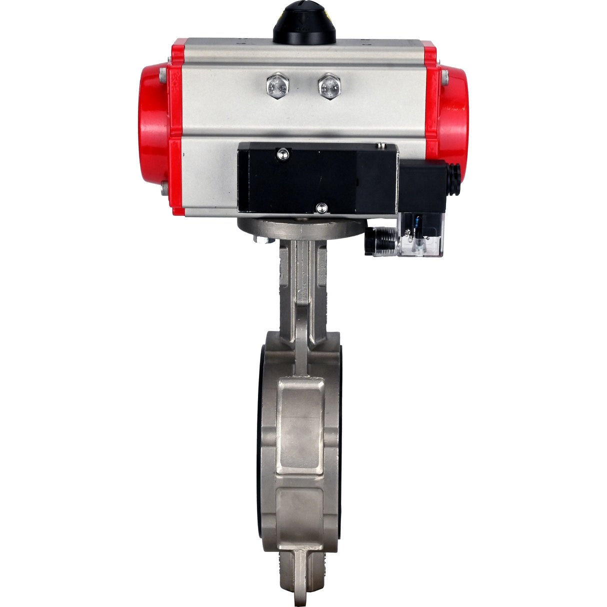 Wasserabsperrklappe Elephant 316l-epdm-da-4m310-24v, Gehäusematerial – Edelstahl AISI 316L, Scheibenmaterial – Edelstahl AISI 316L, Dichtung – EPDM, pneumatischer Antrieb betätigt