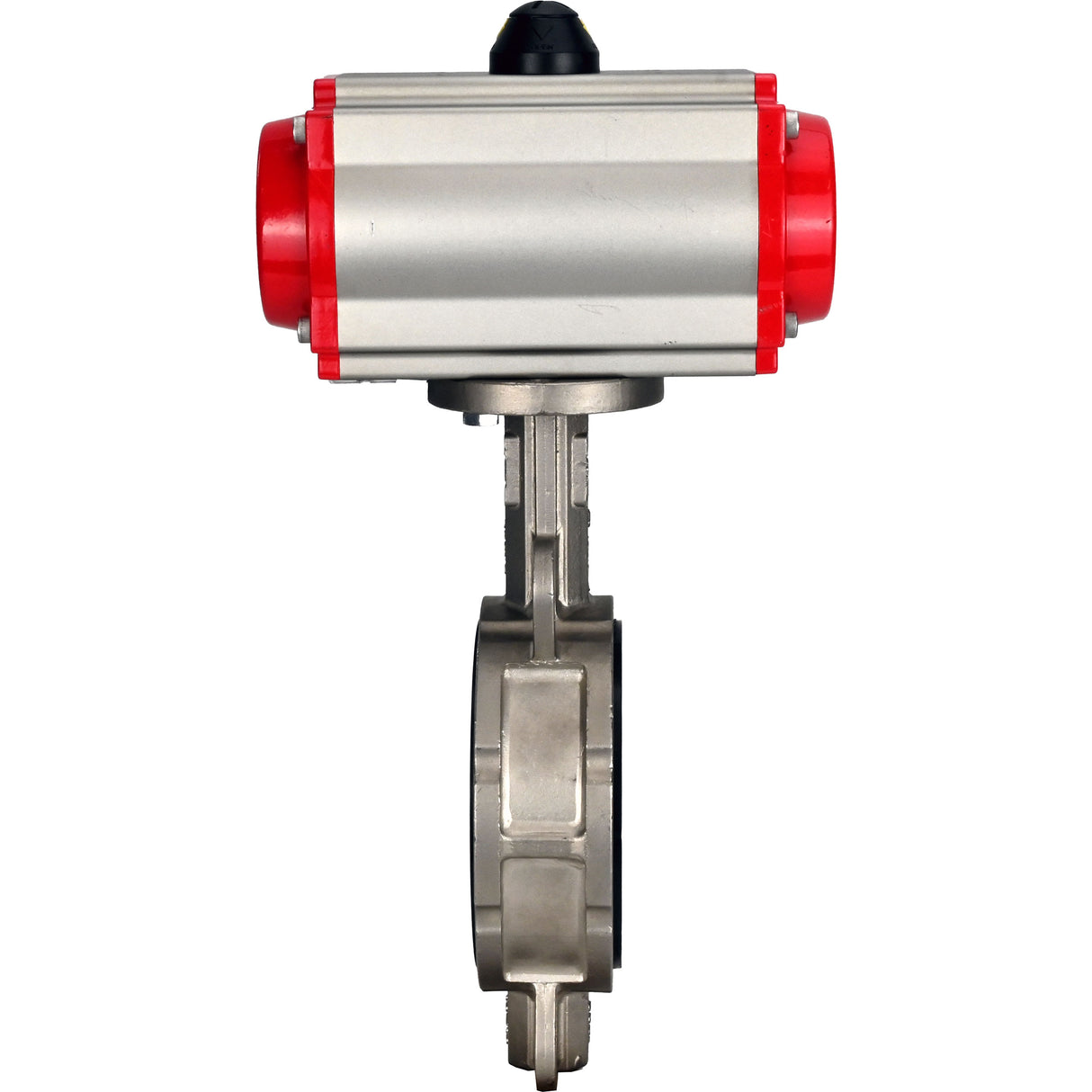 Wasserabsperrklappe Elephant 316l-viton-da-4m310-24v, Gehäusematerial – Edelstahl AISI 316L, Scheibenmaterial – Edelstahl AISI 316L, Dichtung – VITON, pneumatischer Antrieb betätigt