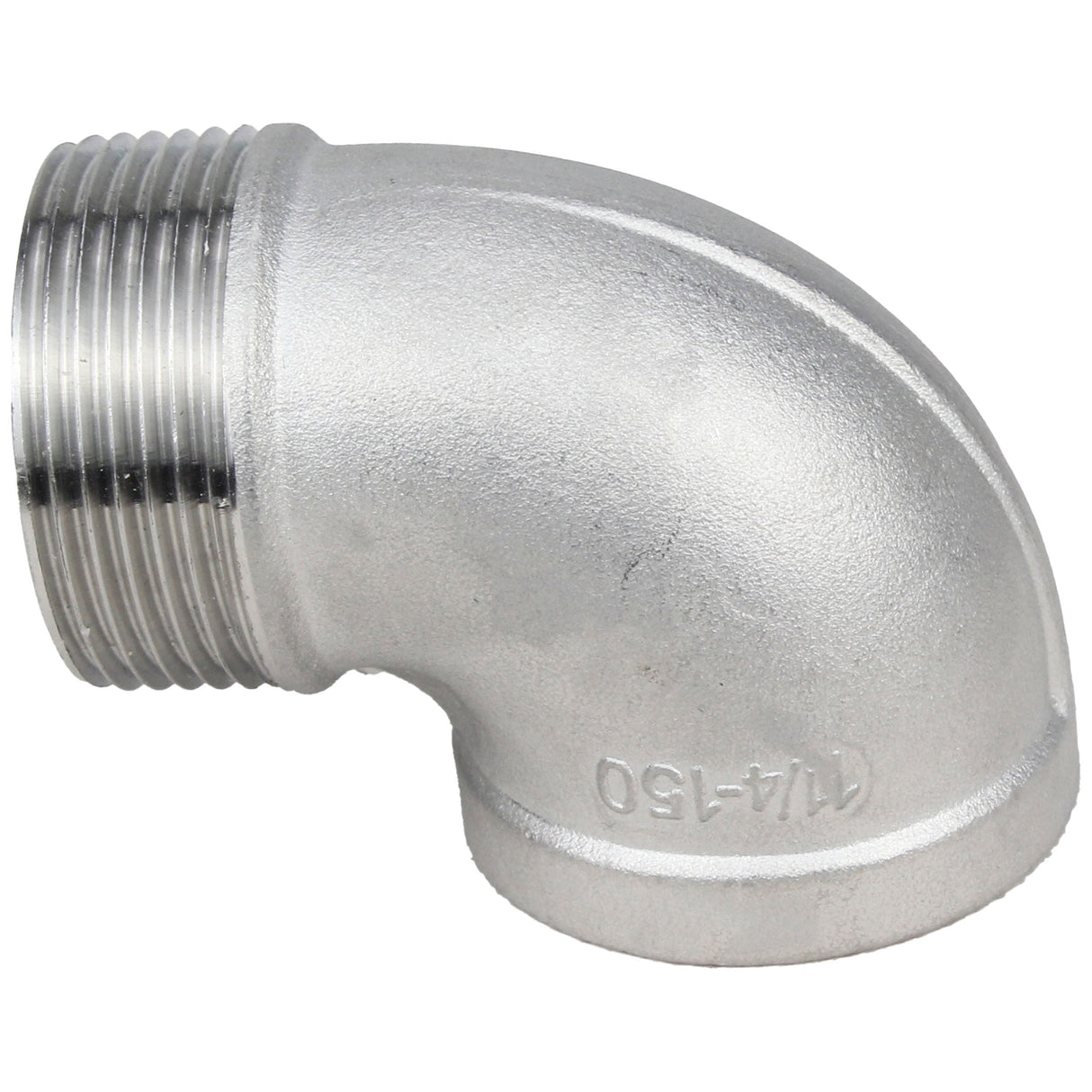 Bogen (Winkel) Stahl Elephant PN16 90° Winkel, mit Gewinde, Körper - Edelstahl 304, Anschluss - Außen-/Innengewinde