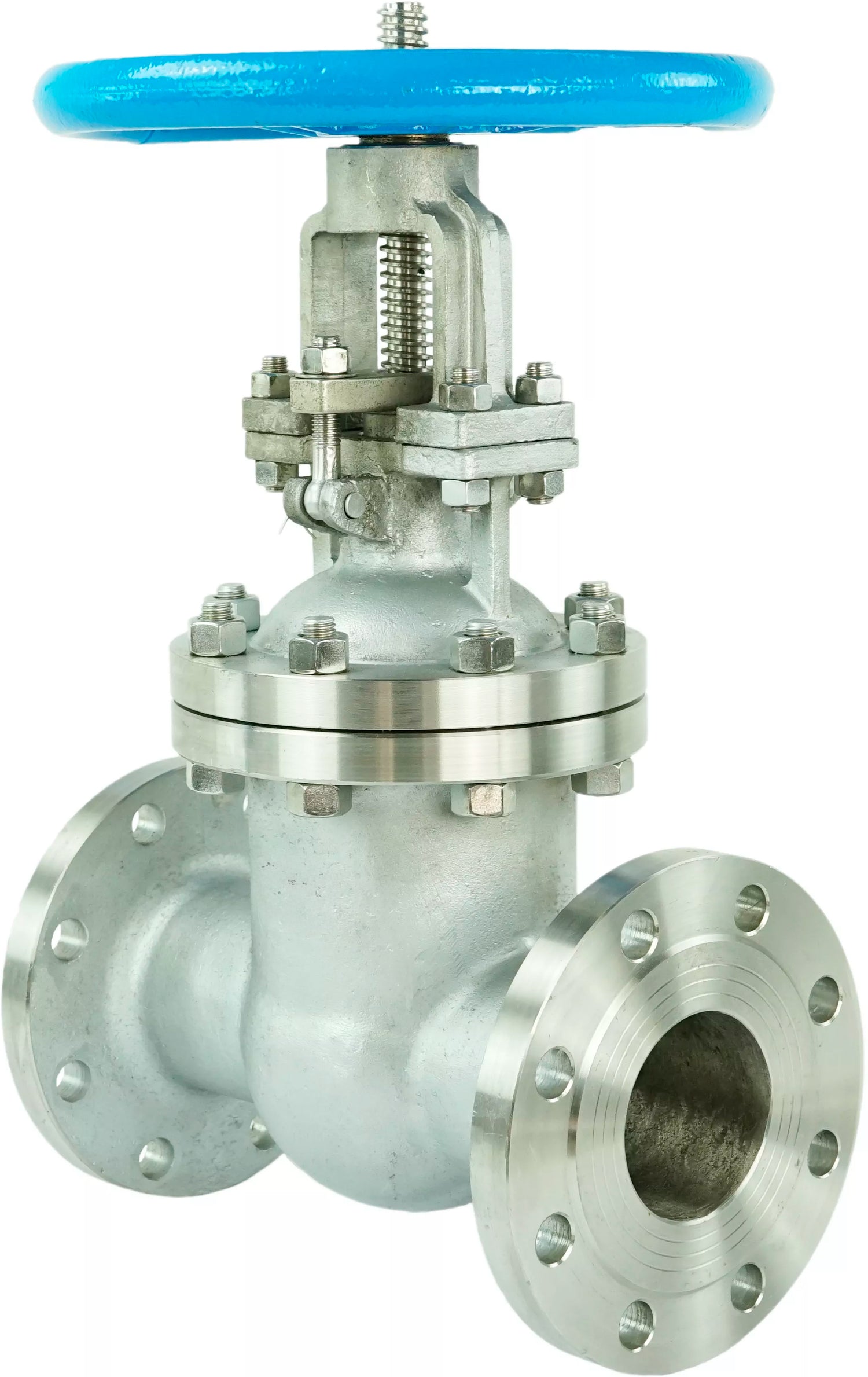 Keilflachschieber Elephant 30yg15yg GAIR GVWR3131M-2W-F-S, Gehäuse - Edelstahl AISI 304, Keil - Edelstahl AISI 304, Dichtung - Metall, Handrad