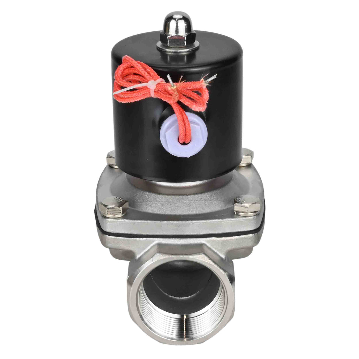 Zweiwege-Elektromagnetventil, normalerweise geschlossen, direkt wirkend, Elephant VS2W-101E-NC EPDM 24 V, Gehäusematerial – Edelstahl AISI 304, Dichtung – EPDM