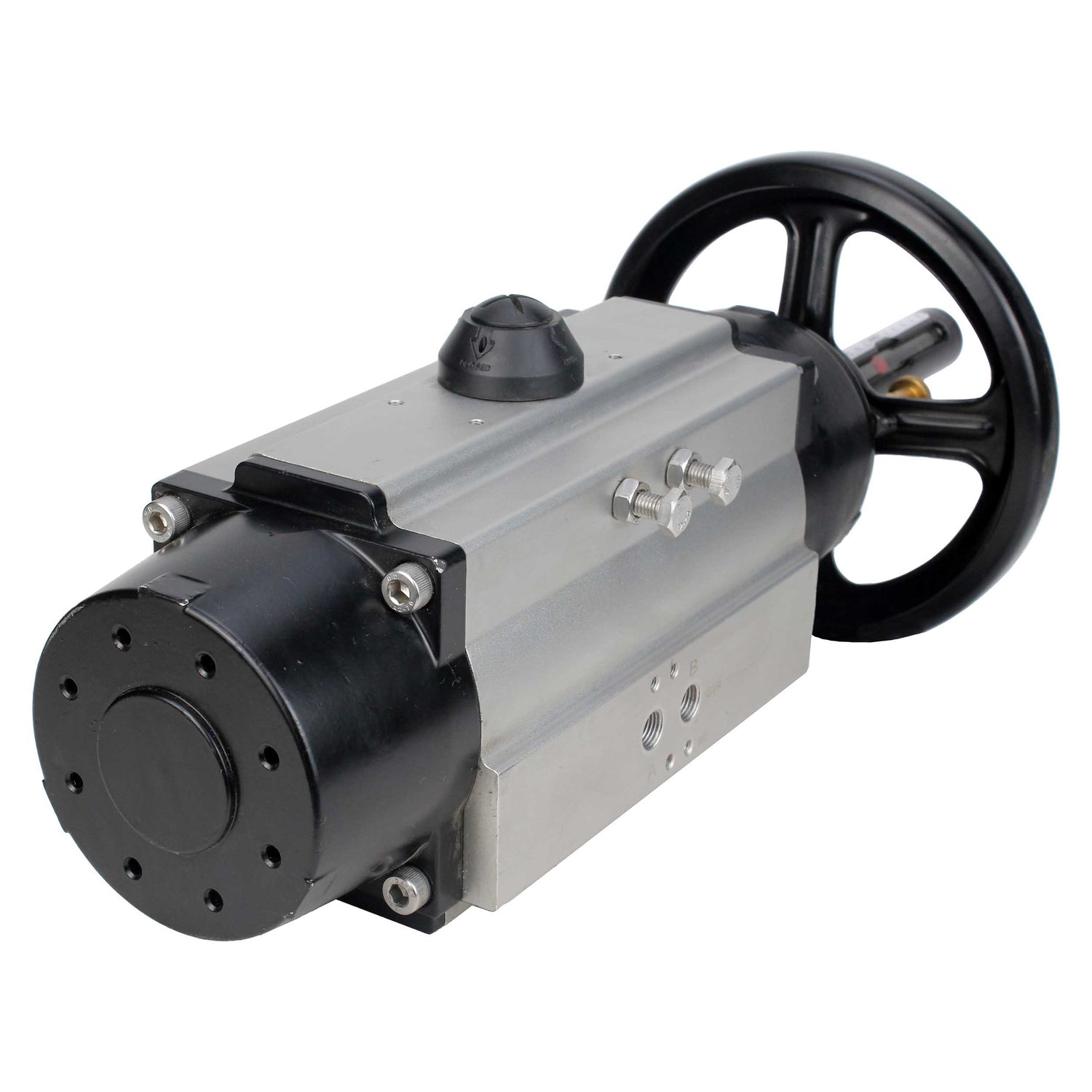 Doppelwirkender pneumatischer Antrieb Elephant PA-DA-105-1, ISO-Flansch F07/F10, quadratisch 22х22