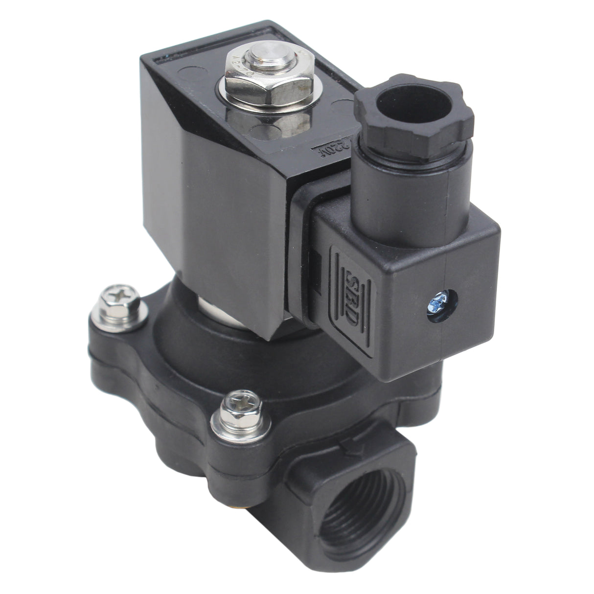 Magnetventil Elephant VS541-ET-NC-24VAC, Gehäusematerial - Kunststoff, Dichtung - EPDM, normalerweise geschlossen, Spule - 24 VAC