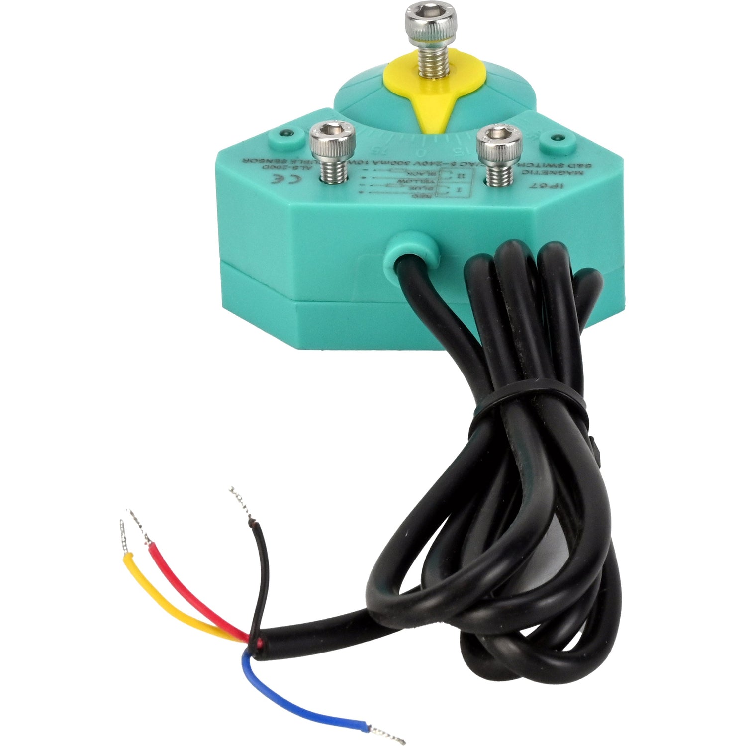 Magnetschalter Elephant ALS200D für pneumatische Antriebe, Wellendrehwinkel - 90°, Gehäuse - Kunststoff, Farbe - grün