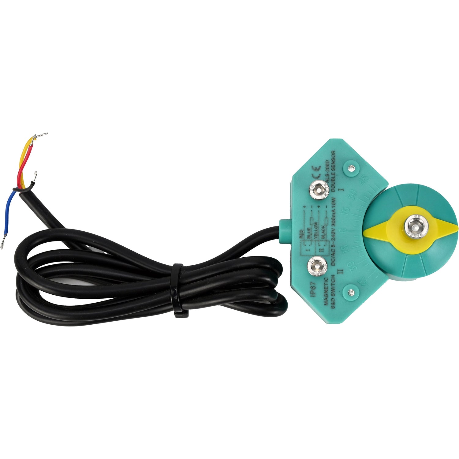 Magnetschalter Elephant ALS200D für pneumatische Antriebe, Wellendrehwinkel - 90°, Gehäuse - Kunststoff, Farbe - grün