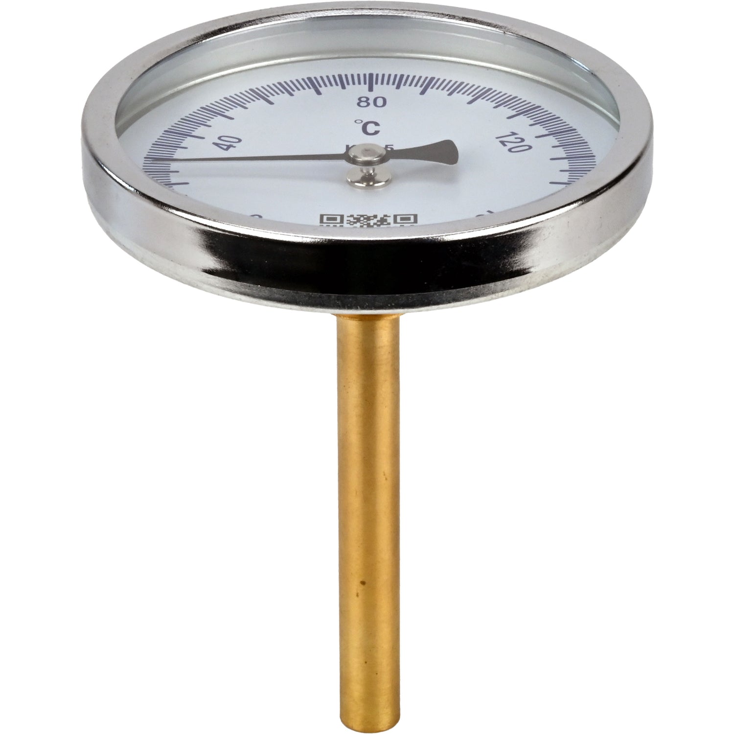 Bimetall-Axialthermometer Elephant TB-311-A1,5 PN10-24, Edelstahl, Eintauchlänge 46-200mm, Genauigkeitsklasse - 1,5