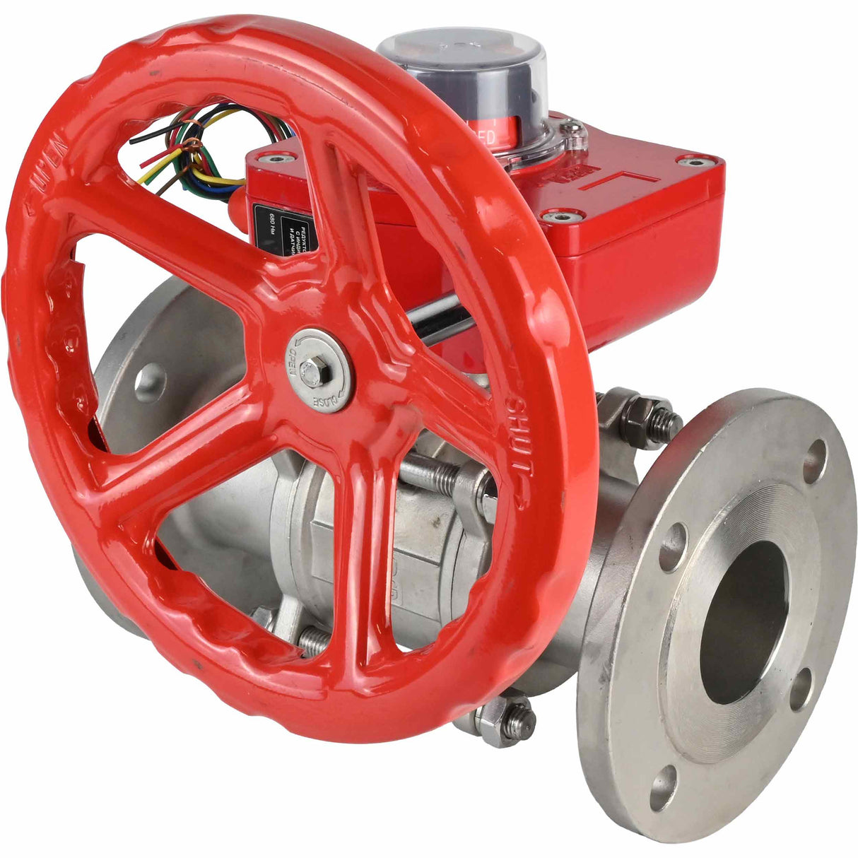 Kugelhahn aus Edelstahl Elephant ksfpt-304-180-hgbf, Gehäusematerial - Edelstahl AISI 304, Kugelmaterial - Edelstahl AISI 304, Dichtung - PTFE, handbetätigt