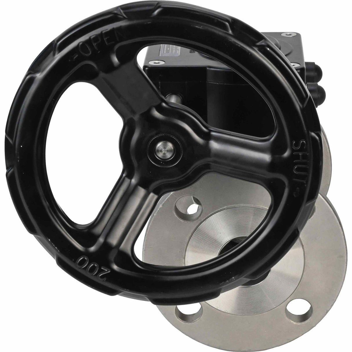 Kugelhahn aus Edelstahl Elephant ksfpt-316-180-ham, Gehäusematerial - Edelstahl AISI 316, Kugelmaterial - Edelstahl AISI 316, Dichtung - PTFE, handbetätigt