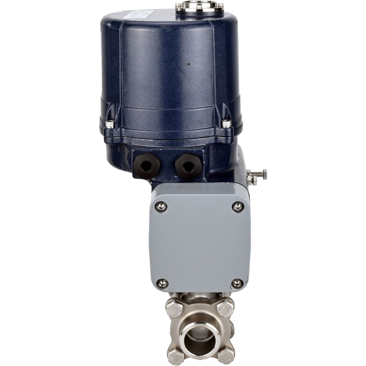 Ball valves Elephant BV3232P(3pc)-FP-W-ISO-H WDVF DN15-32 63 bar full bore, body - 316 stainless steel, seal - PTFE, for welding, with a 1/4-turn electric drive Elephant QTSA-N-EM-O0-220VAC with spring return