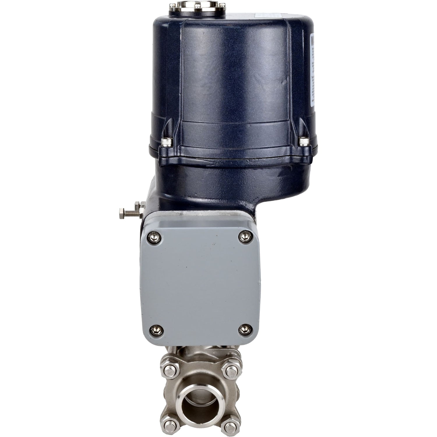 Ball valves Elephant BV3232P(3pc)-FP-W-ISO-H WDVF DN15-32 63 bar full bore, body - 316 stainless steel, seal - PTFE, for welding, with a 1/4-turn electric drive Elephant QTSA-N-EM-O0-220VAC with spring return