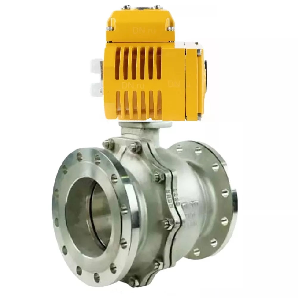 Ball valves Elephant BV3232P(2pc)-FP-F-ISO-R DN200 16 bar full bore flanged, body - stainless steel 316, with 1/4-turn electric drive Elephant QT-N-EM-O1-24VDC-U1 24V