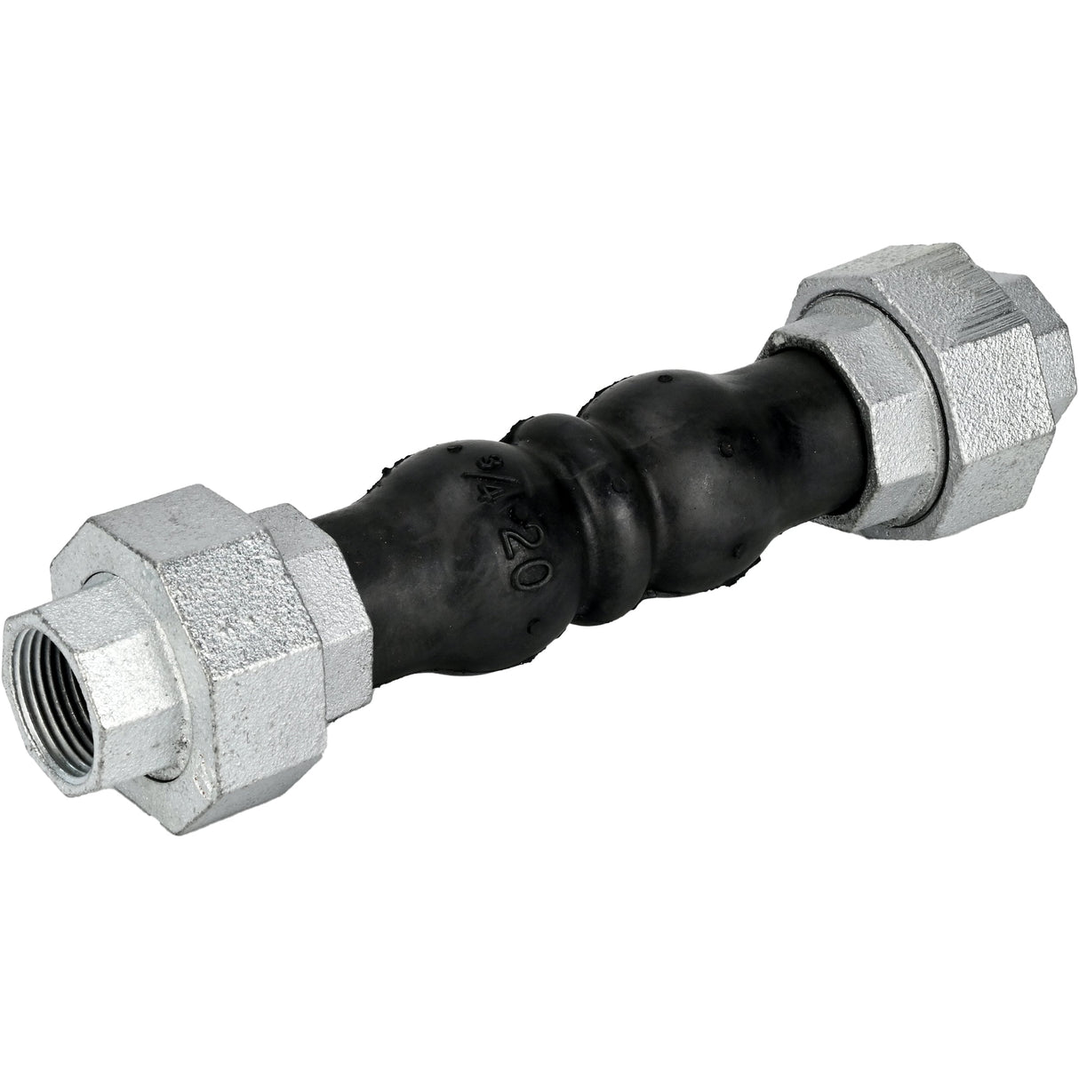 Gummikompensatoren Elephant CR-E17-T PN16, Gummieinlage (Körper) - EPDM, Anschlussart - mit Gewinde, Material der Gewindeelemente - Gusseisen