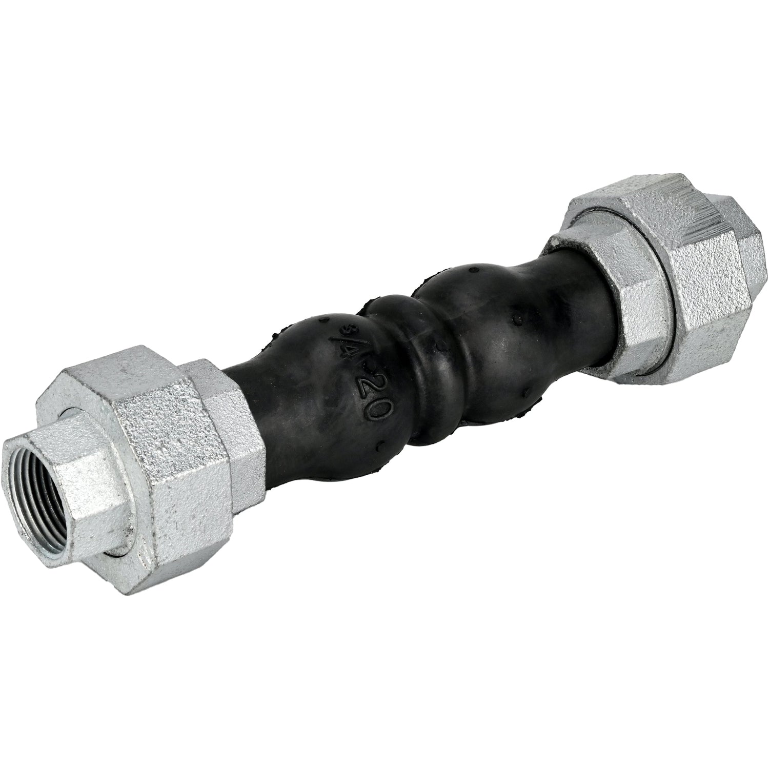 Gummikompensatoren Elephant CR-E17-T PN16, Gummieinlage (Körper) - EPDM, Anschlussart - mit Gewinde, Material der Gewindeelemente - Gusseisen