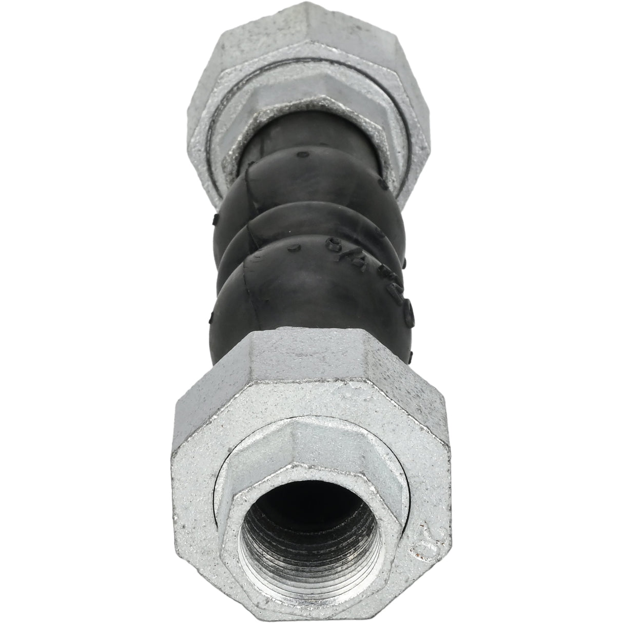 Gummikompensatoren Elephant CR-N17-T PN10, Gummieinlage (Körper) - NBR, Anschlussart - mit Gewinde, Material des Gewindeelements - verzinktes Gusseisen