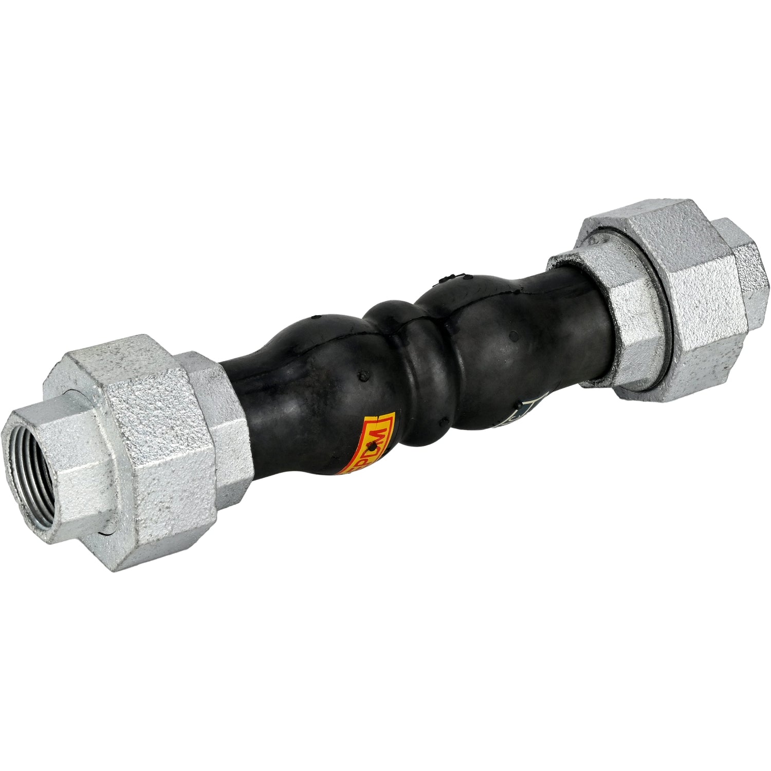 Gummikompensatoren Elephant CR-E17-T PN16, Gummieinlage (Körper) - EPDM, Anschlussart - mit Gewinde, Material der Gewindeelemente - Gusseisen