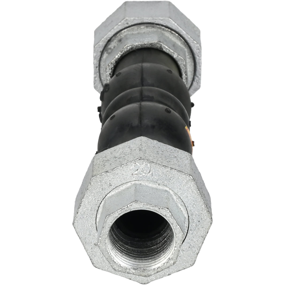 Gummikompensatoren Elephant CR-N17-T PN16, Gummieinlage (Körper) - NBR, Anschlussart - mit Gewinde, Material des Gewindeelements - verzinktes Gusseisen