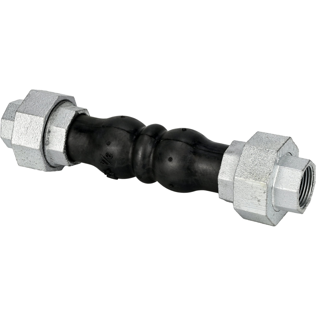 Gummikompensatoren Elephant CR-N17-T PN16, Gummieinlage (Körper) - NBR, Anschlussart - mit Gewinde, Material des Gewindeelements - verzinktes Gusseisen