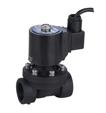 Zweiwege-Elektromagnetventil, normalerweise geschlossen, direkt wirkend, Elephant DHDF11-P-НЗ F 110/220 V, Gehäusematerial – Nylon 66, Dichtung – NBR