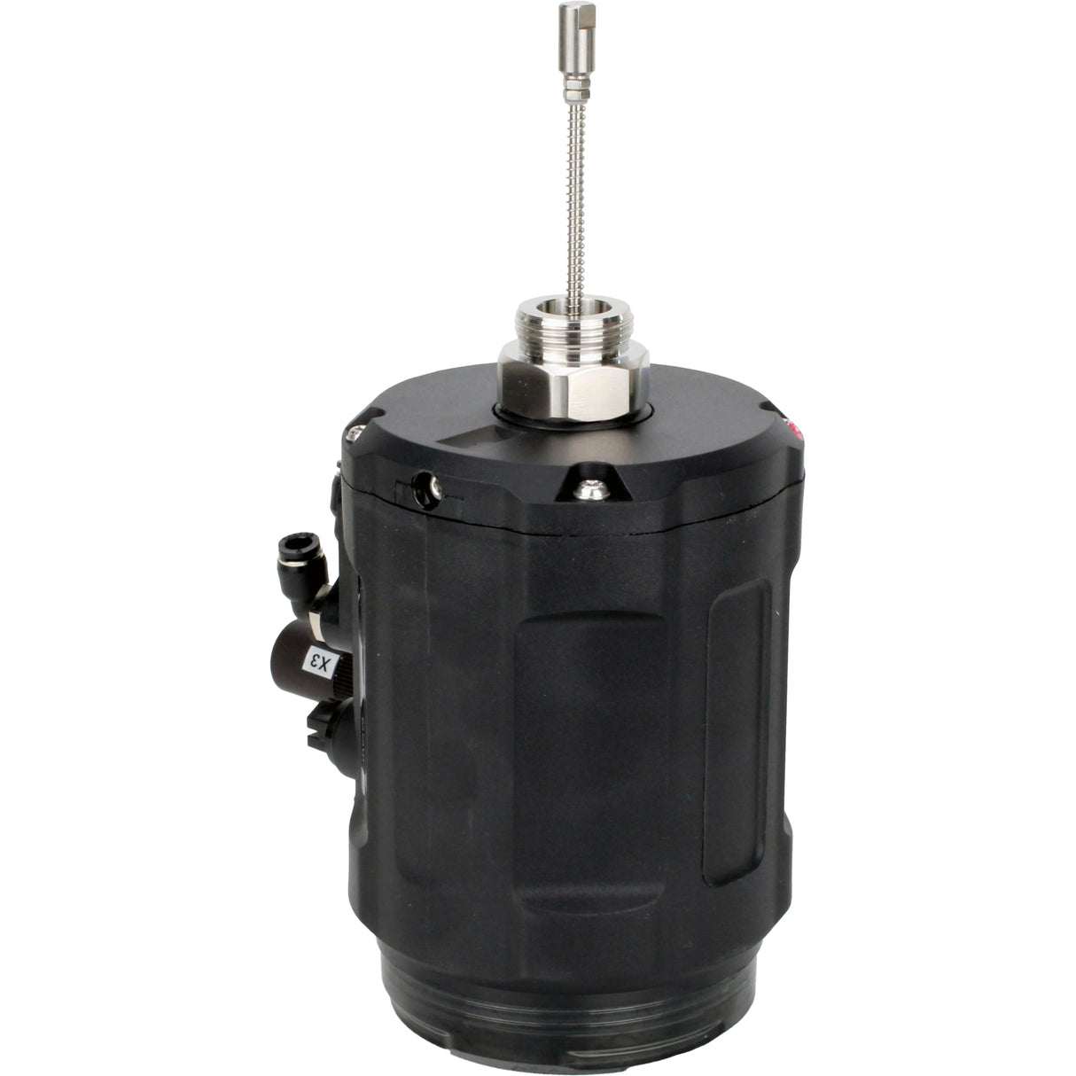 Elektropneumatische Stellungsregler Elephant EIP intelligent, linearer Hubbereich - 5-50mm, drehbar - 0-90°, Spannung - 24V, Druck - 3-7bar, Gehäuse - Kunststoff, Farbe - schwarz
