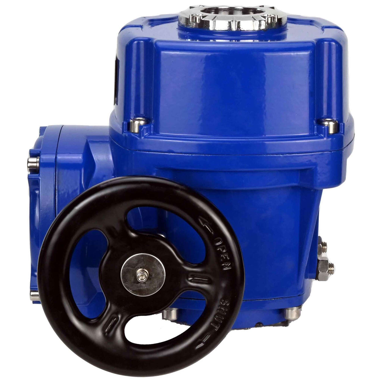 Vierteldreh-Elektroantrieb Elephant QT-W(M)EX-005-500 explosionsgeschützt mit Drehmomentkupplung und Lenkrad 380V