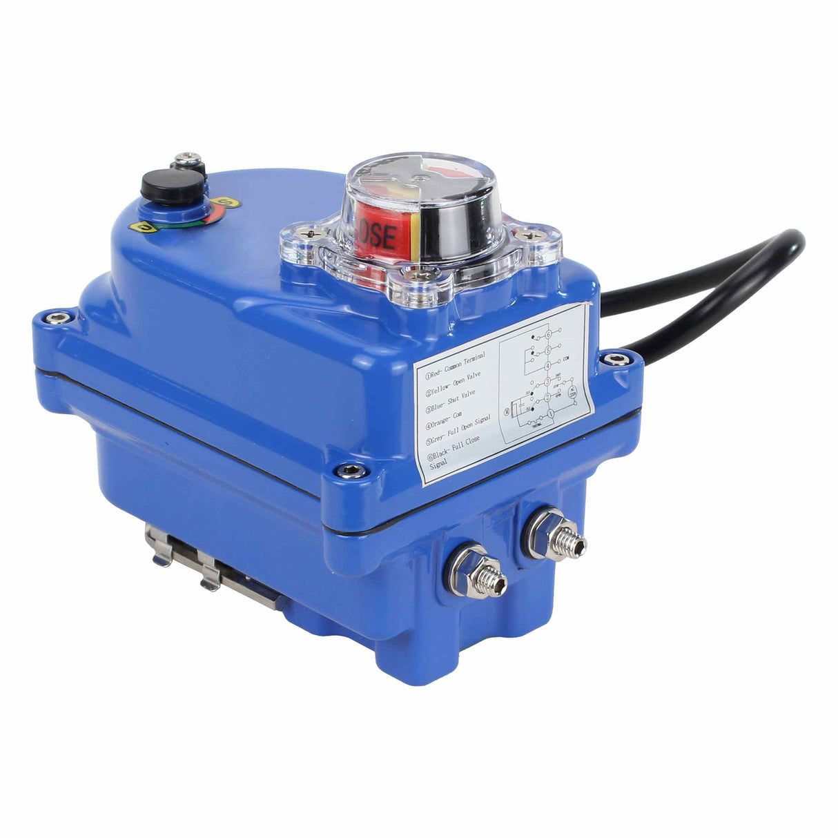 Vierteldreh-elektroantrieb Elephant 003 blau 12 V