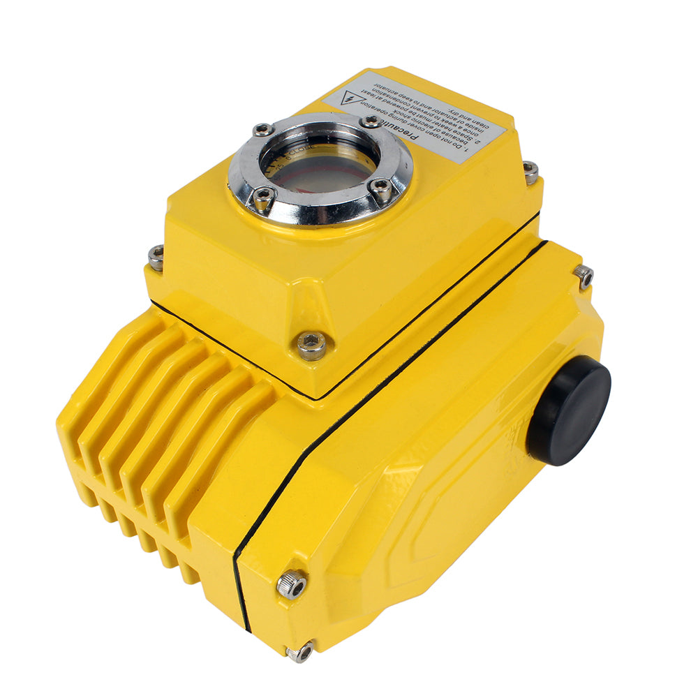 Vierteldreh-Elektroantrieb Elephant QT 005-040 220V mit Rückmeldesensor und 4-20 mA Eingangssignalsteuerung