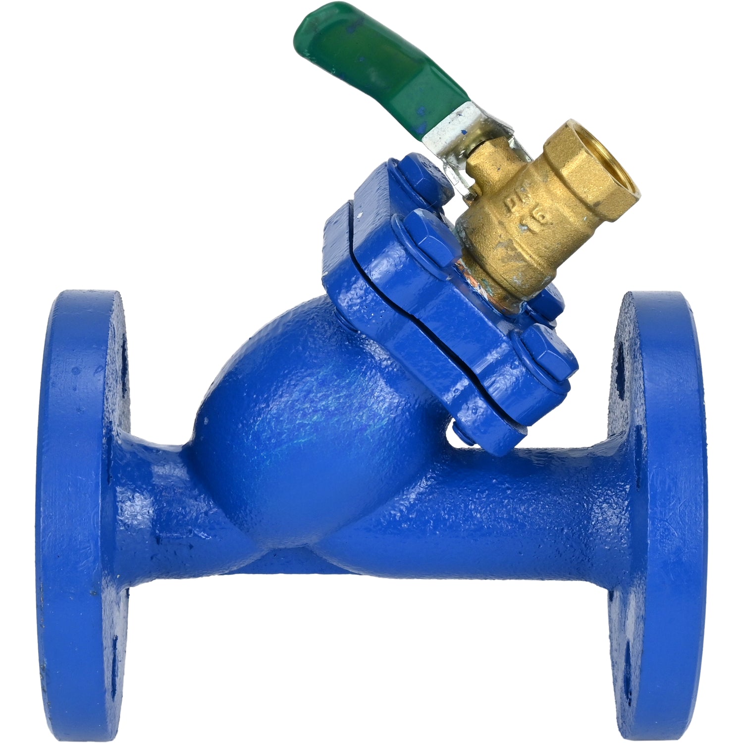 Maschenfilter Elephant FMY1131MG-F mit Flansch, Gehäuse - Gusseisen GG25, Maschen - SS304, Y-förmig, Dichtung - Edelstahl 201+Graphit, mit Ablassventil