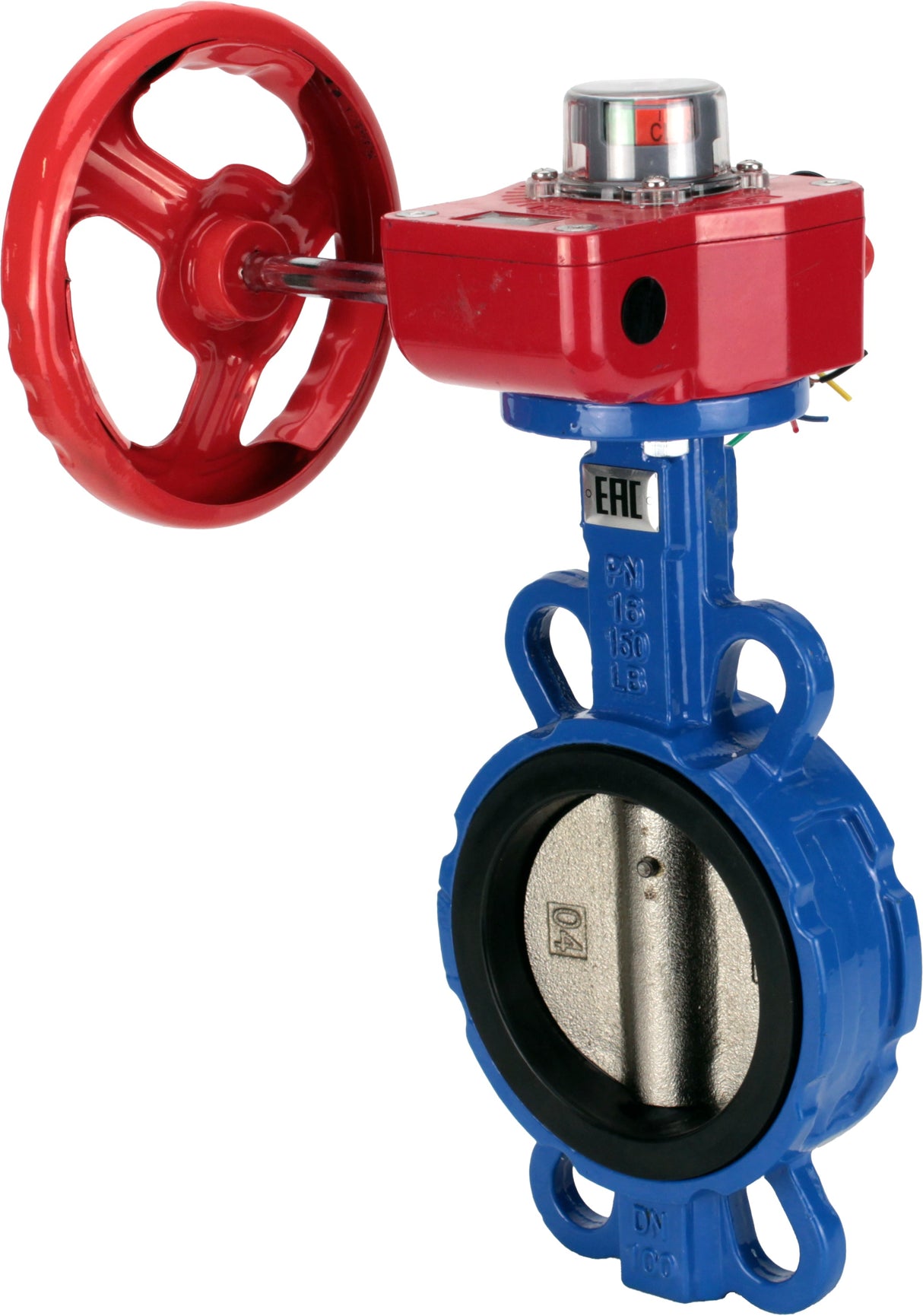 Wasser-Schmetterlingsventil Elephant g50-g40-epdm-elephant-hgbf, Gehäusematerial - Gusseisen GGG50, Scheibenmaterial - Gusseisen GGG40, Dichtung - EPDM, getriebegetrieben