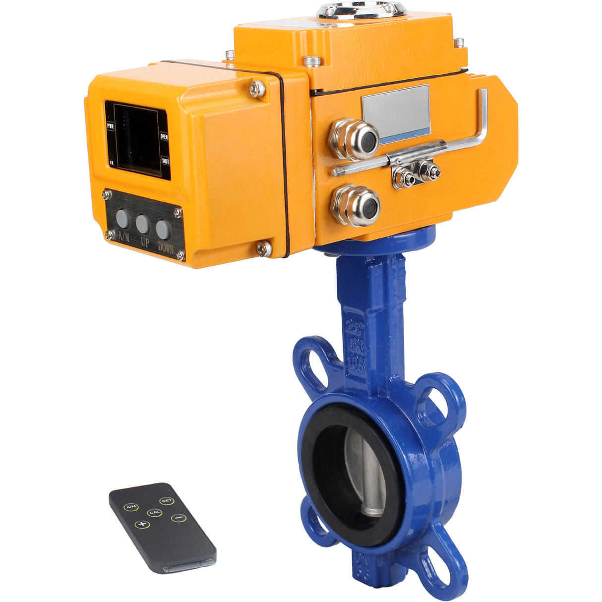 Wasser-Schmetterlingsventil Elephant ggg50-316l-epdm-elephant-110/220-0-10, Gehäusematerial - Gusseisen GGG50, Scheibenmaterial - Edelstahl AISI 316L, Dichtung - EPDM, elektrisch betätigter Antrieb