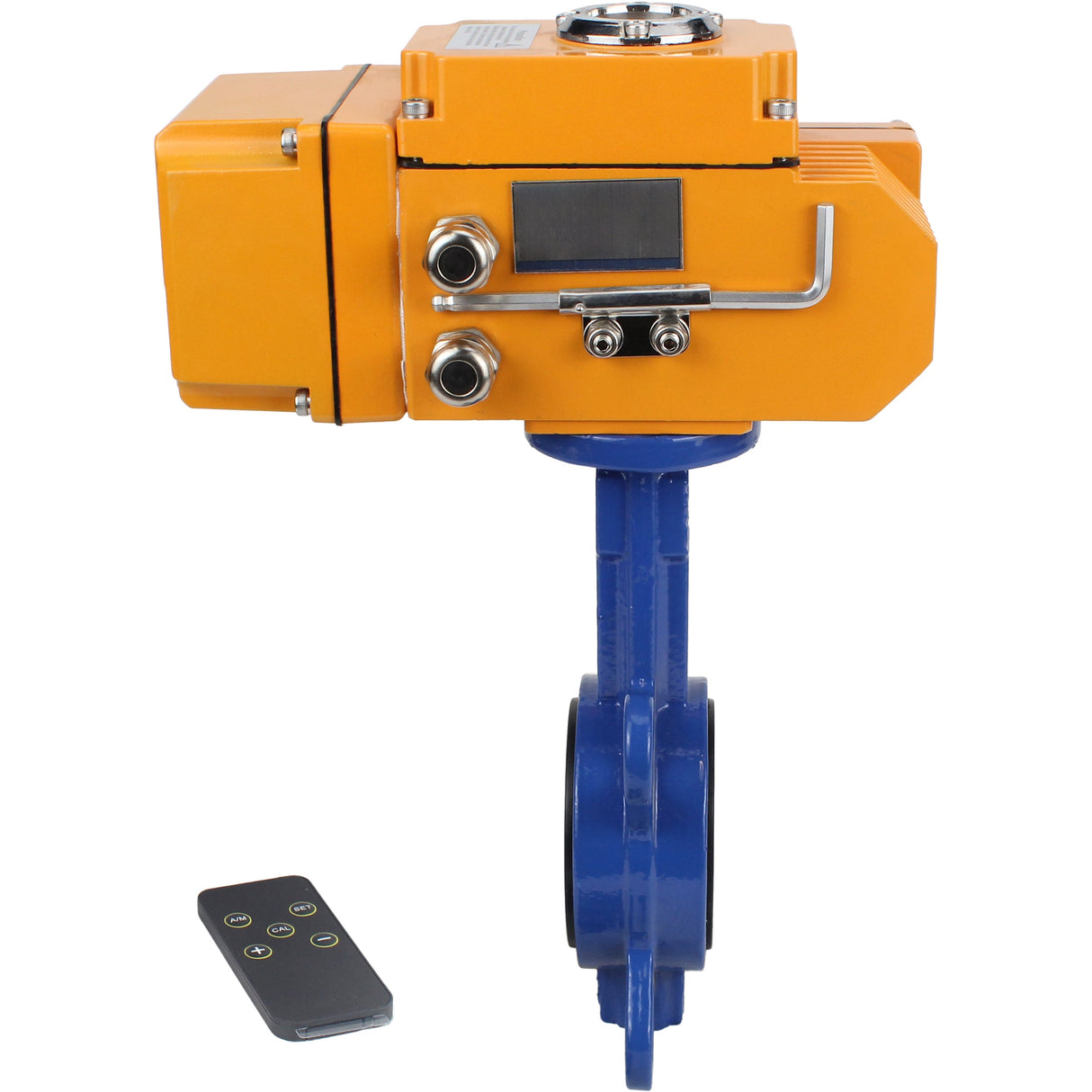 Wasser-Schmetterlingsventil Elephant ggg50-316l-epdm-elephant-110/220-0-10, Gehäusematerial - Gusseisen GGG50, Scheibenmaterial - Edelstahl AISI 316L, Dichtung - EPDM, elektrisch betätigter Antrieb