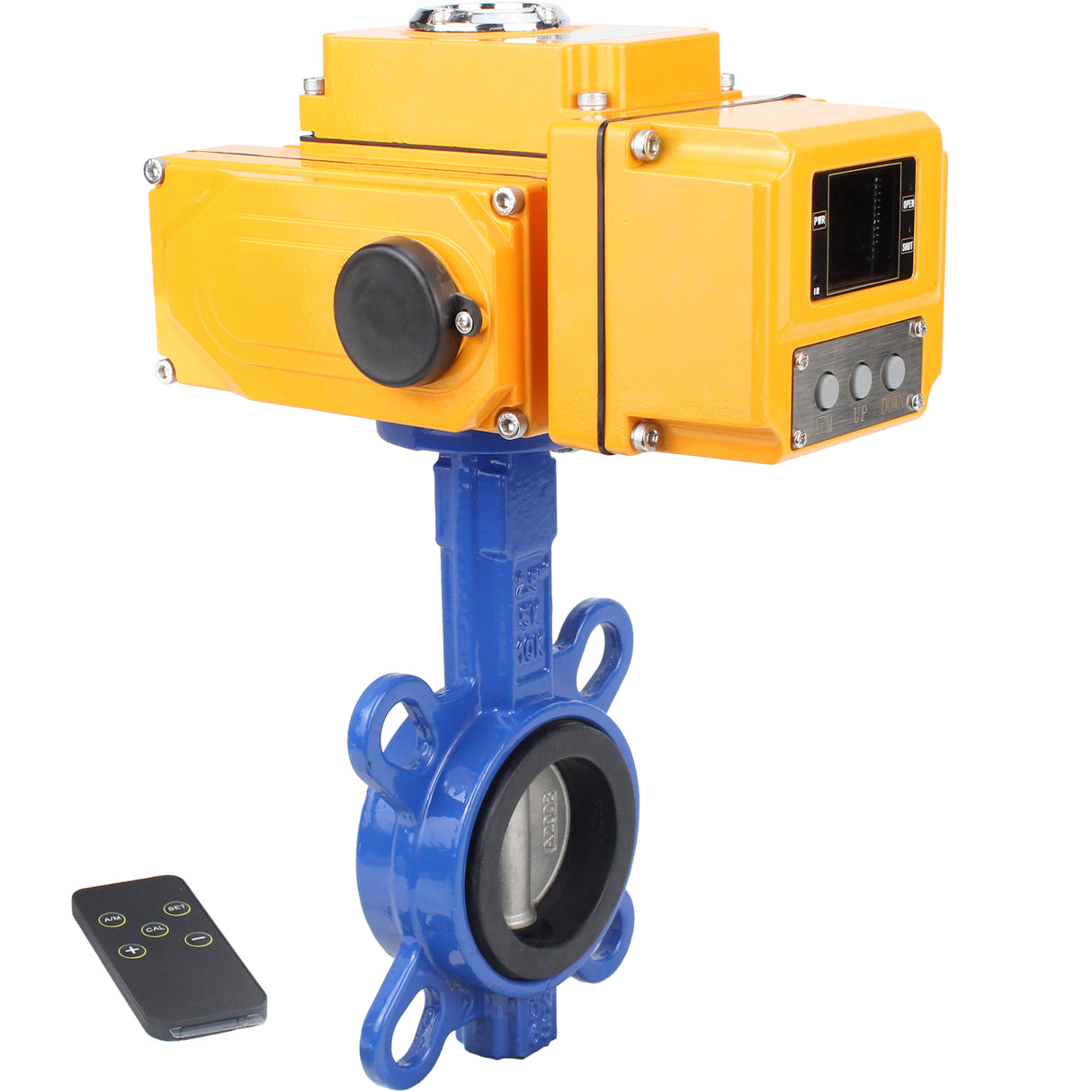 Wasser-Schmetterlingsventil Elephant ggg50-316l-epdm-elephant-110/220-0-10, Gehäusematerial - Gusseisen GGG50, Scheibenmaterial - Edelstahl AISI 316L, Dichtung - EPDM, elektrisch betätigter Antrieb