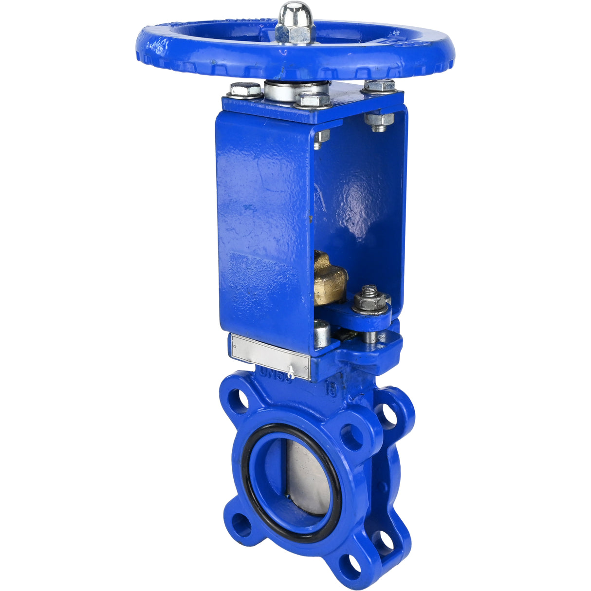 Plattenschieber Elephant GVKN1331E-2W-Fb-S, Gehäuse - Gusseisen GGG40, Schieber - Edelstahl AISI 304, Dichtung - EPDM, Handrad