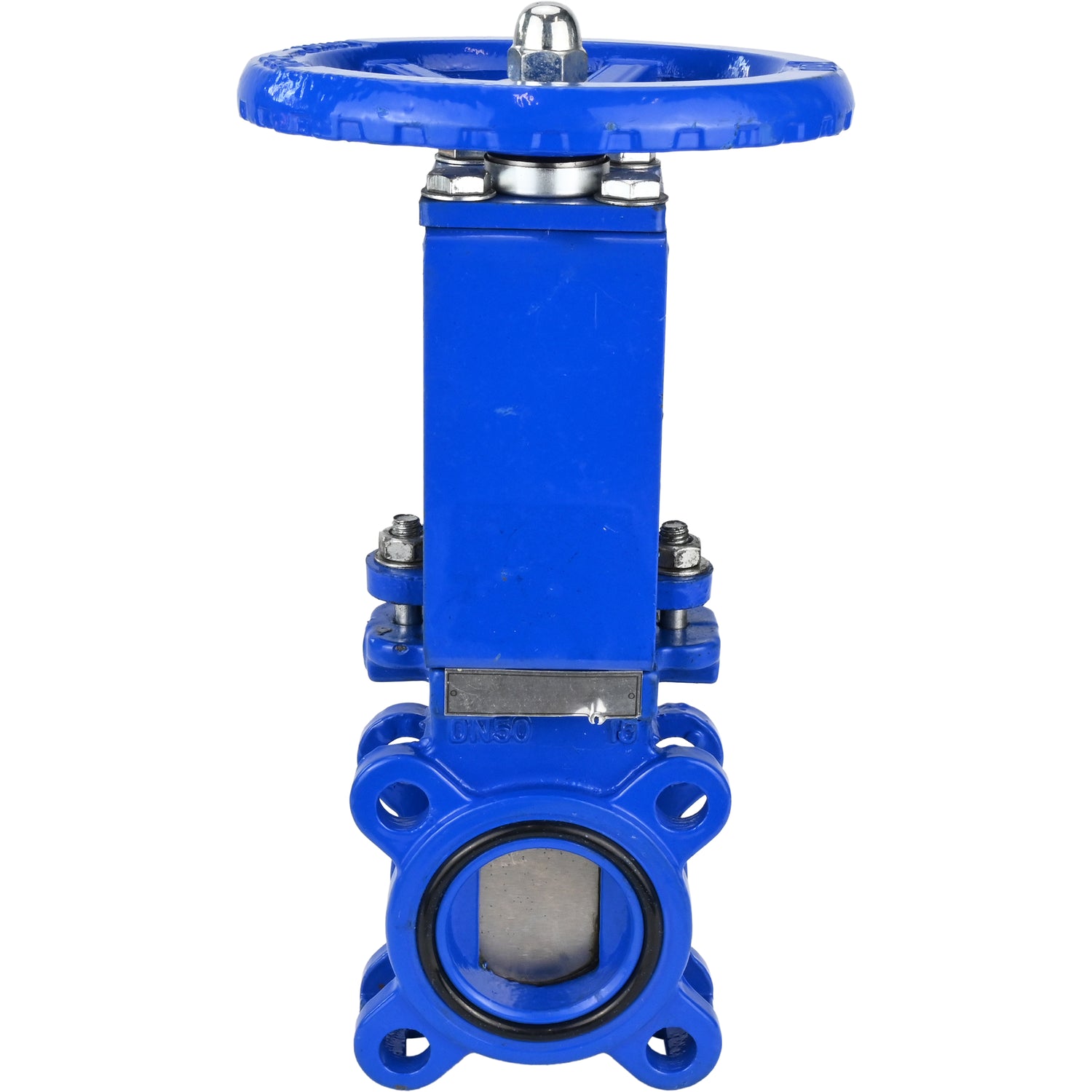 Plattenschieber Elephant GVKN1331E-2W-Fb-S, Gehäuse - Gusseisen GGG40, Schieber - Edelstahl AISI 304, Dichtung - EPDM, Handrad