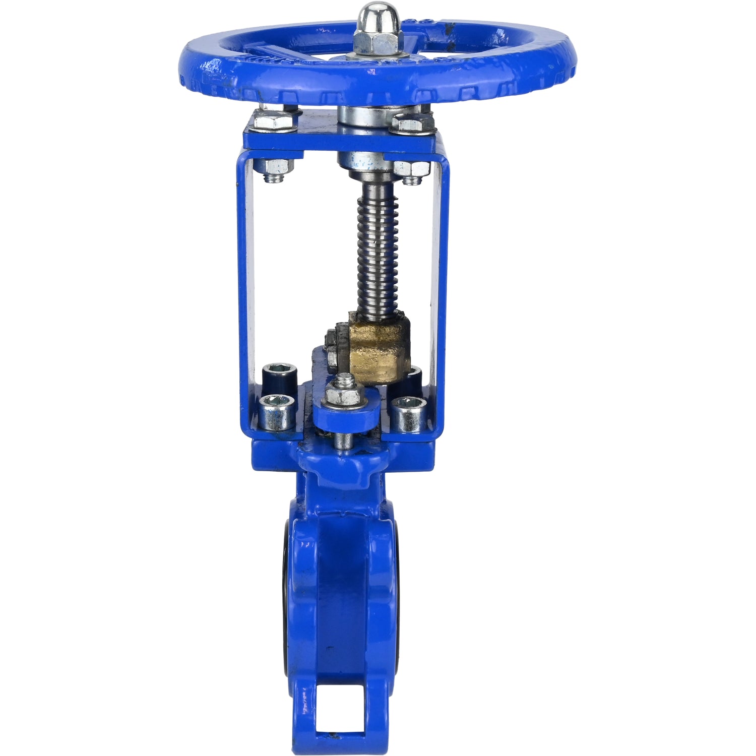 Plattenschieber Elephant GVKN1331E-2W-Fb-S, Gehäuse - Gusseisen GGG40, Schieber - Edelstahl AISI 304, Dichtung - EPDM, Handrad