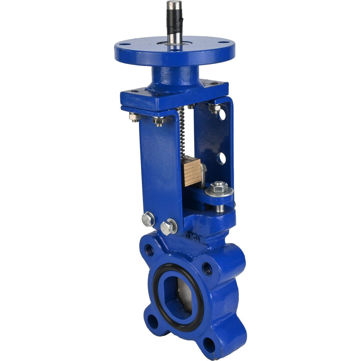 Plattenschieber Elephant GVKN1331N-2W-Fb-ISO, Gehäuse - Gusseisen GGG40, Schieber - Edelstahl AISI 304, Dichtung - NBR, nur Spindel