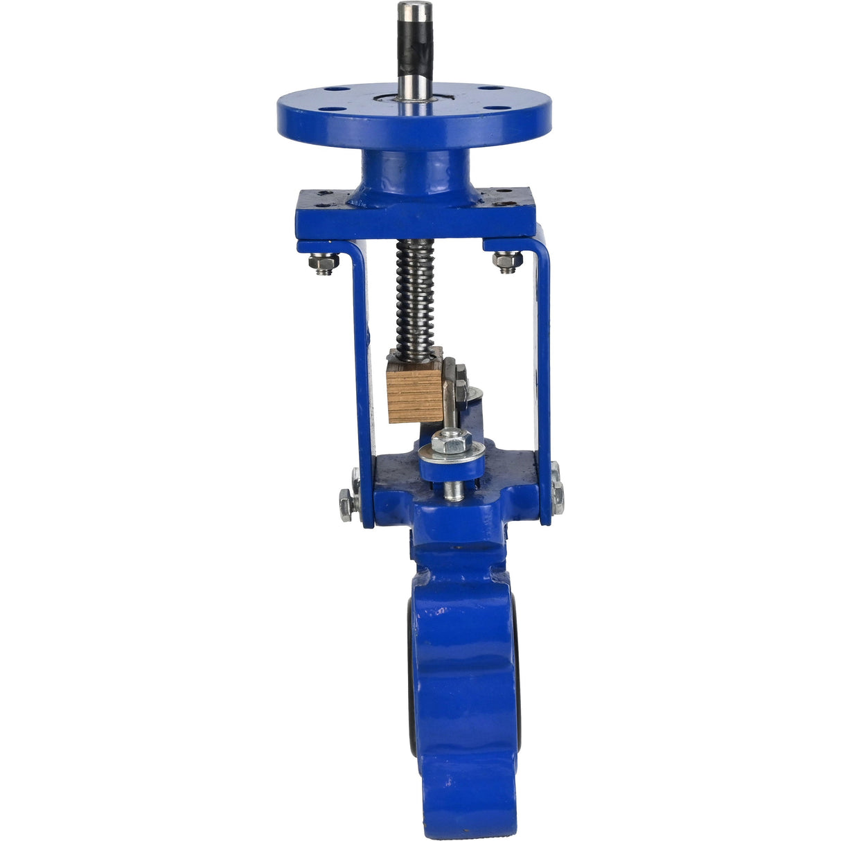 Plattenschieber Elephant GVKN1331N-2W-Fb-ISO, Gehäuse - Gusseisen GGG40, Schieber - Edelstahl AISI 304, Dichtung - NBR, nur Spindel