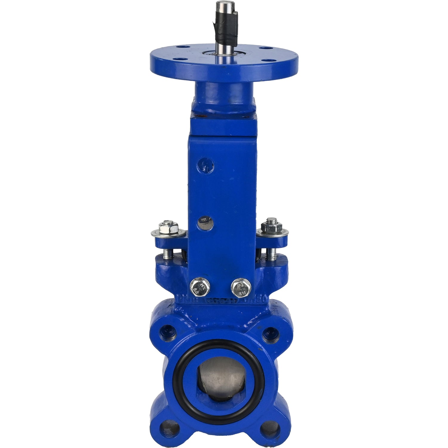 Plattenschieber Elephant GVKN1331E-2W-Fb-ISO, Gehäuse - Gusseisen GGG40, Schieber - Edelstahl AISI 304, Dichtung - EPDM, nur Spindel