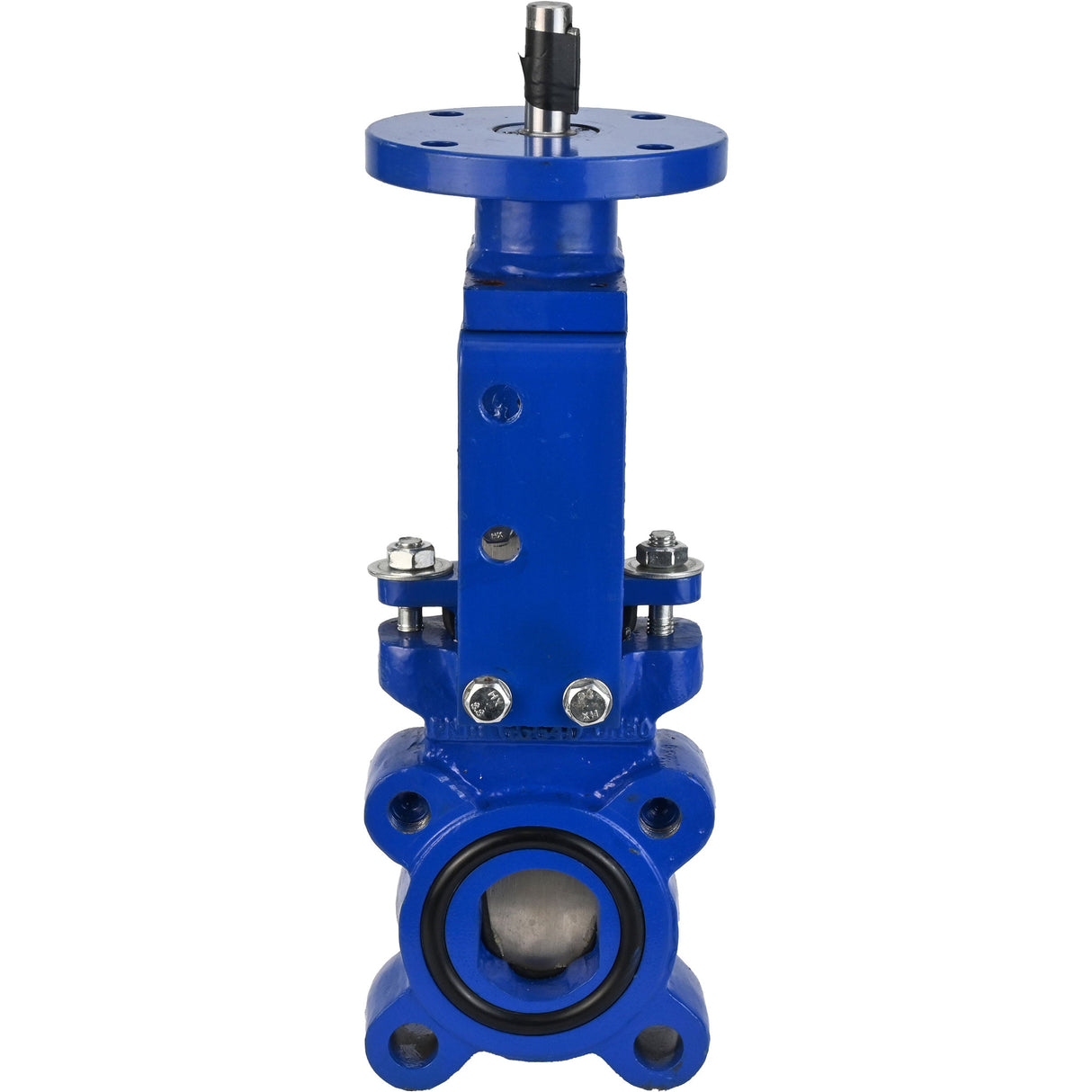 Plattenschieber Elephant GVKN1331E-2W-Fb-ISO, Gehäuse - Gusseisen GGG40, Schieber - Edelstahl AISI 304, Dichtung - EPDM, nur Spindel