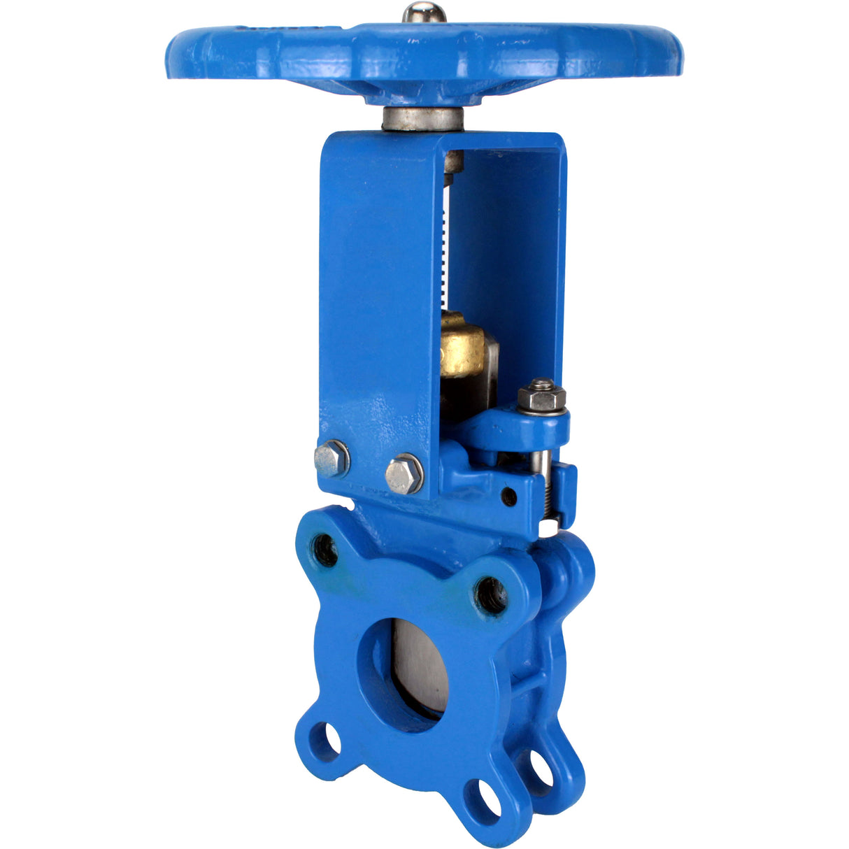 Plattenschieber Elephant GVKN1331N-2W-Fb-S, Gehäuse - Gusseisen GGG40, Schieber - Edelstahl AISI 304, Dichtung - NBR, Handrad