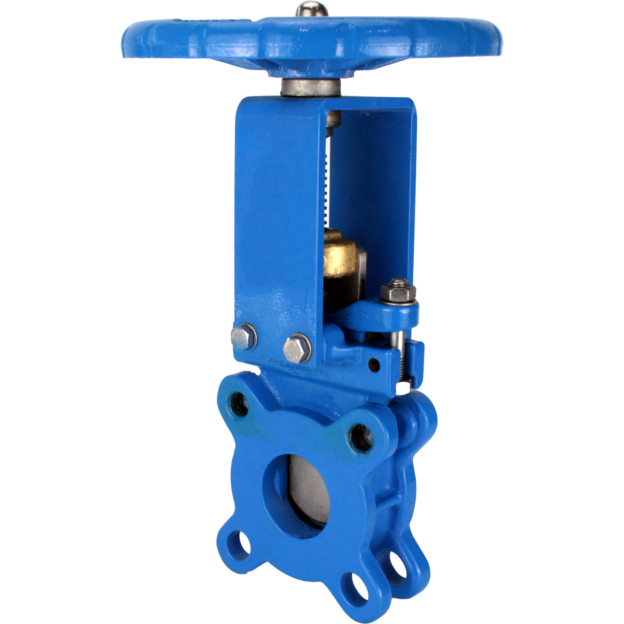 Plattenschieber Elephant GVKN1331N-2W-Fb-S, Gehäuse - Gusseisen GGG40, Schieber - Edelstahl AISI 304, Dichtung - NBR, Handrad