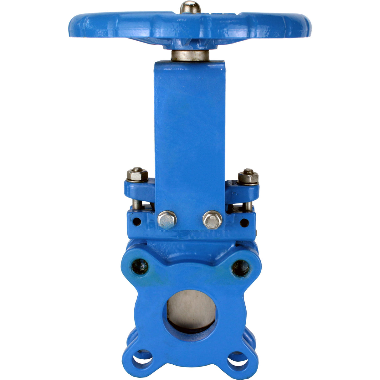 Plattenschieber Elephant GVKN1331N-2W-Fb-S, Gehäuse - Gusseisen GGG40, Schieber - Edelstahl AISI 304, Dichtung - NBR, Handrad