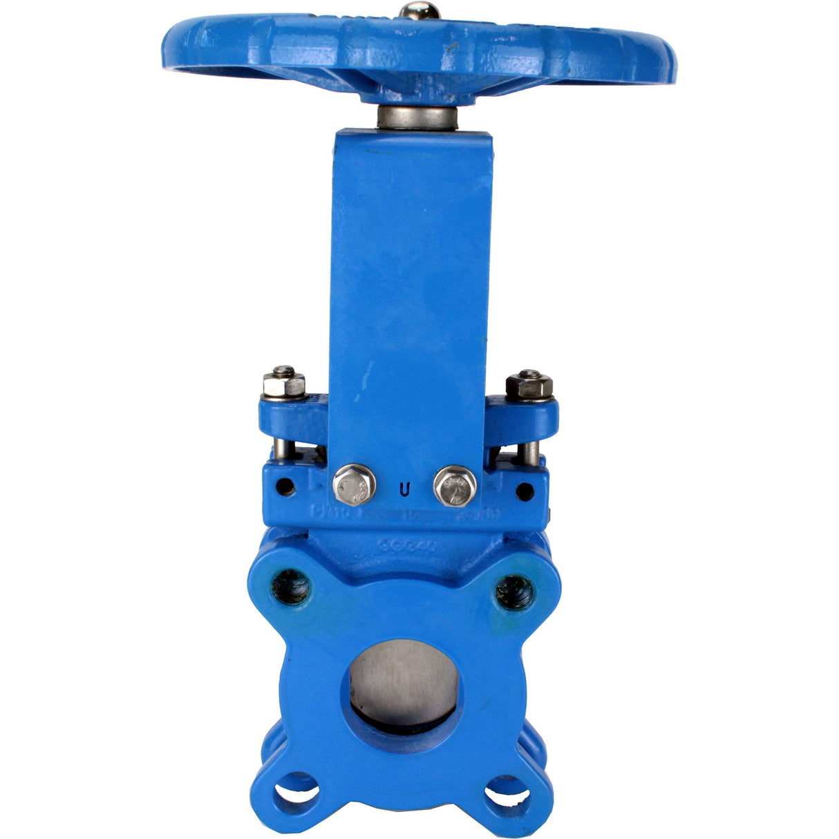 Plattenschieber Elephant GVKN1331N-2W-Fb-S, Gehäuse - Gusseisen GGG40, Schieber - Edelstahl AISI 304, Dichtung - NBR, Handrad