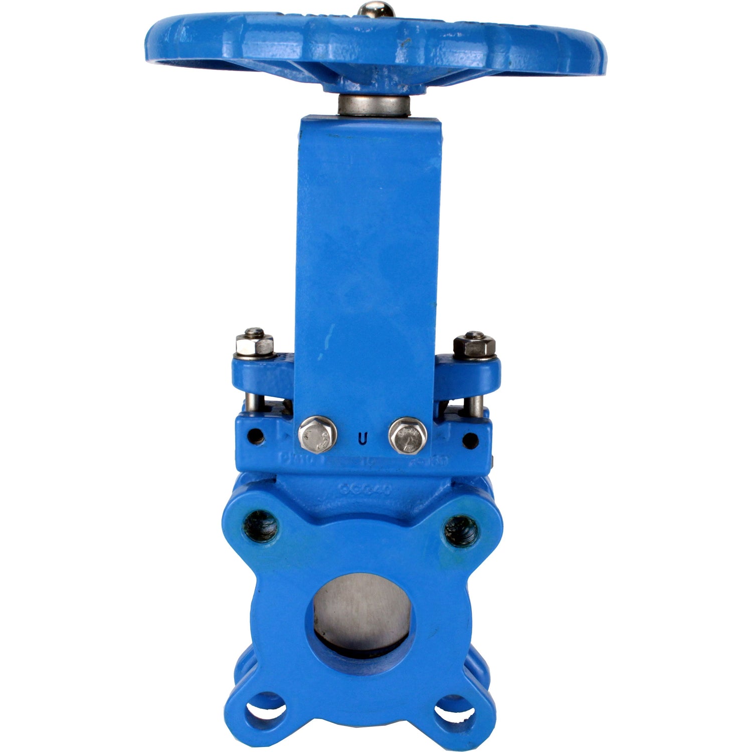 Plattenschieber Elephant GVKN1331N-2W-Fb-S, Gehäuse - Gusseisen GGG40, Schieber - Edelstahl AISI 304, Dichtung - NBR, Handrad