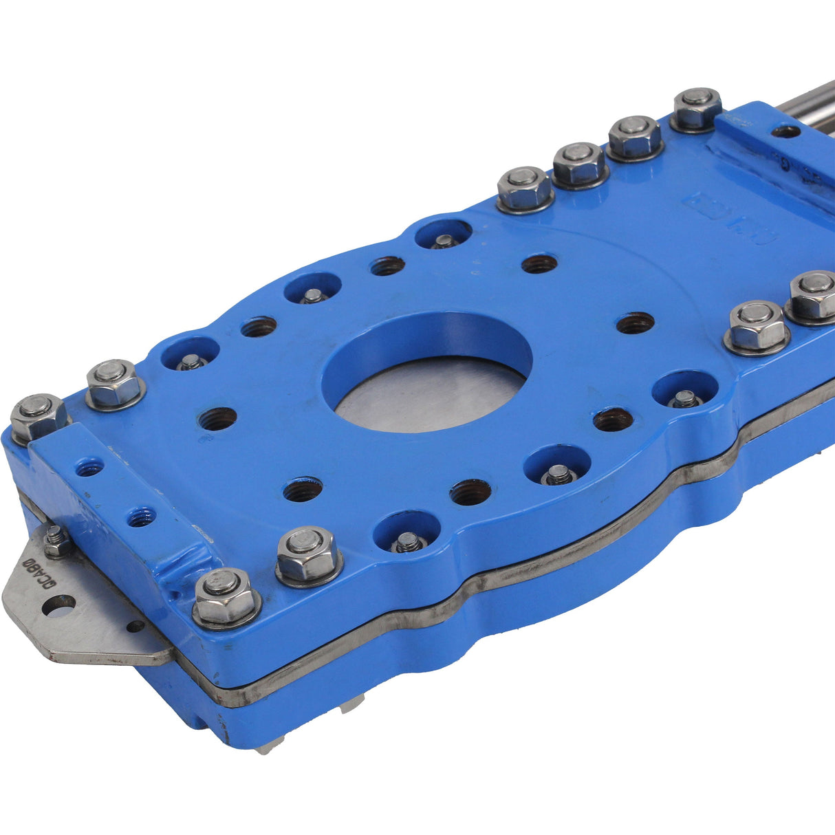 Plattenschieber mit durchgehender Schieberplatte Elephant GVKRT3431N-2W-Fb-S, Gehäuse - Kohlenstoffstahl A216, Schieberplatte - Edelstahl AISI 304, Dichtung - NBR, Handrad