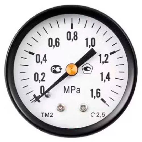 Manometer technisch Elefant MO-411-A2.5, axial, Kunststoff, Genauigkeitsklasse 2.5