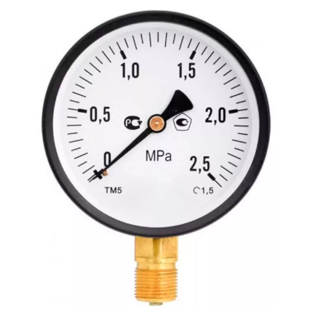 Manometer technisch Elefant MO-411-R2.5, radial, Kunststoff, Genauigkeitsklasse 2.5