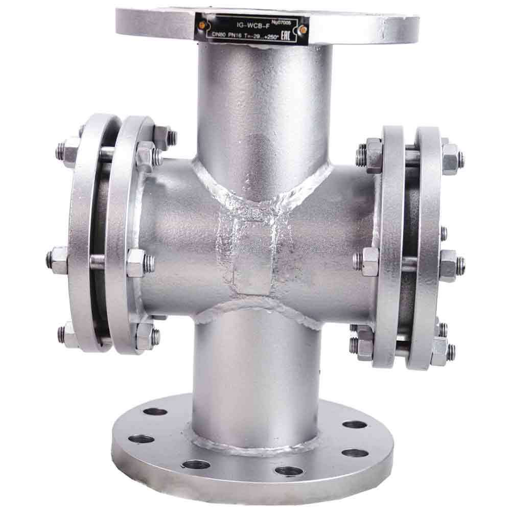 Flansch-Sichtglas Elephant WCB-BS-F-1, Gehäusematerial - Edelstahl AISI 1020