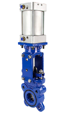 Messerkegelventil Elephant GVK3131M-1W-Fb-2P PSI232, wafer-typ, gehäusematerial - edelstahl AISI 304, mit pneumatischem aktuator