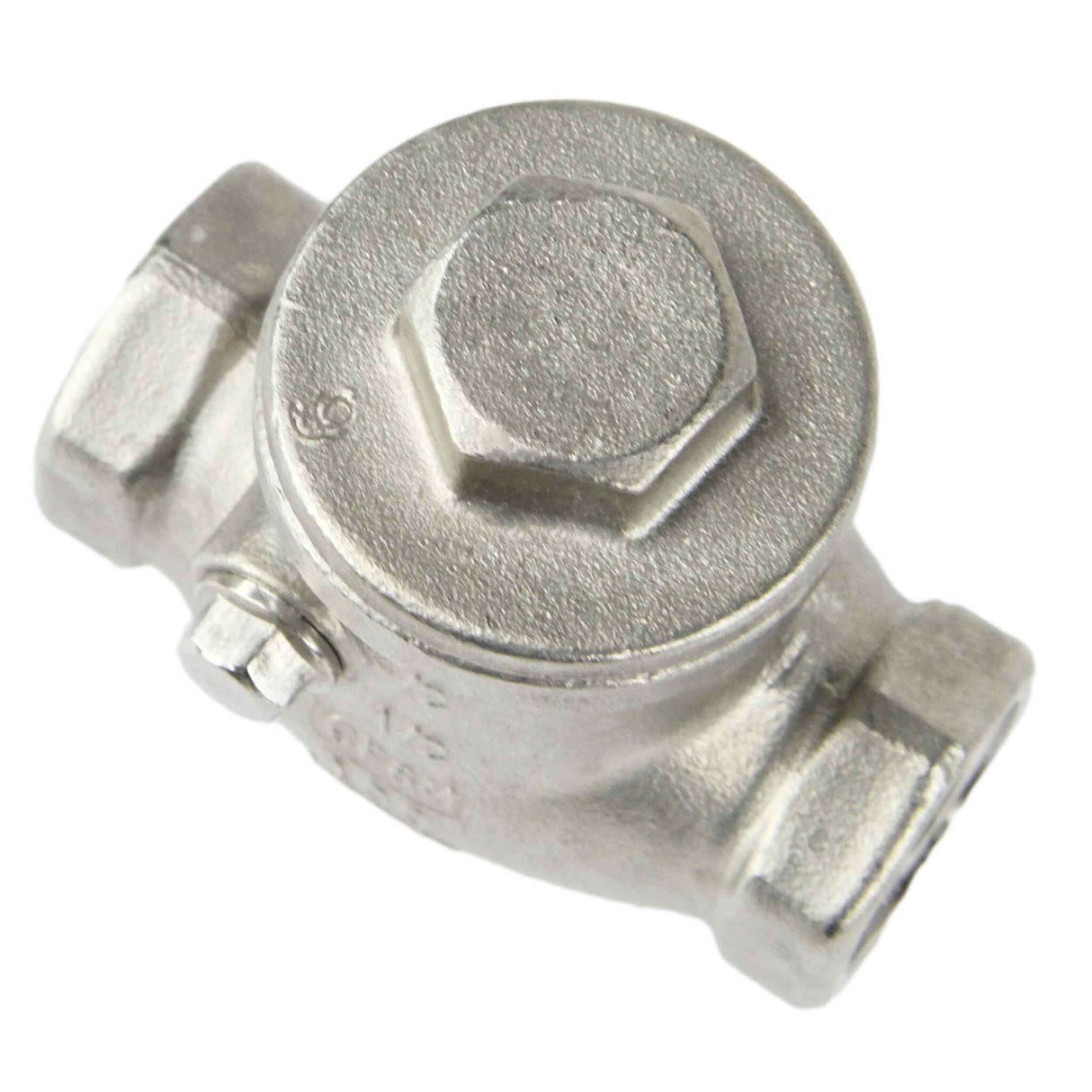 Schwenkrückschlagventil Elephant SCV, gehäusematerial - edelstahl AISI 316, schließelementmaterial - edelstahl AISI 316, dichtung - PTFE