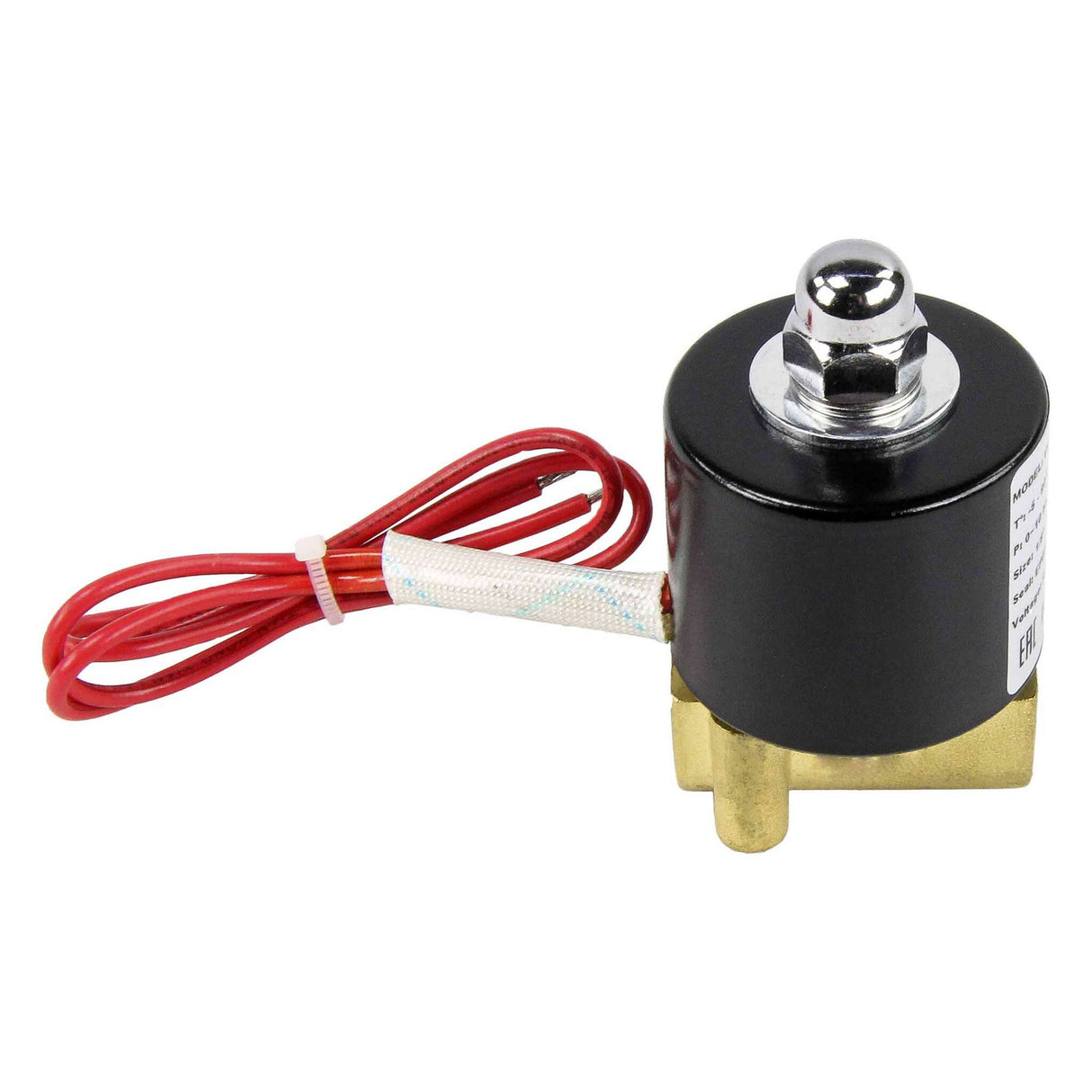 Zweiwege-Elektromagnetventil, normalerweise geschlossen, direkt wirkend, Elephant VS2W-100E-NC EPDM 110/220 V, Gehäusematerial – Messing, Dichtung – EPDM